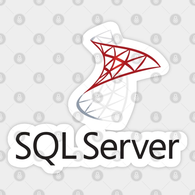 sql server Sticker by yourgeekside